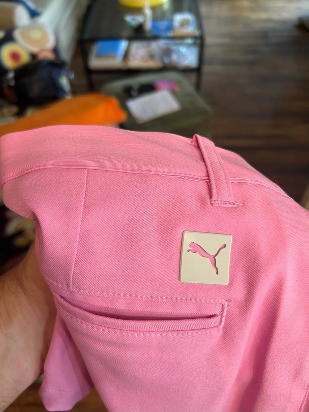 Puma Men’s Pink Performance Golf Shorts